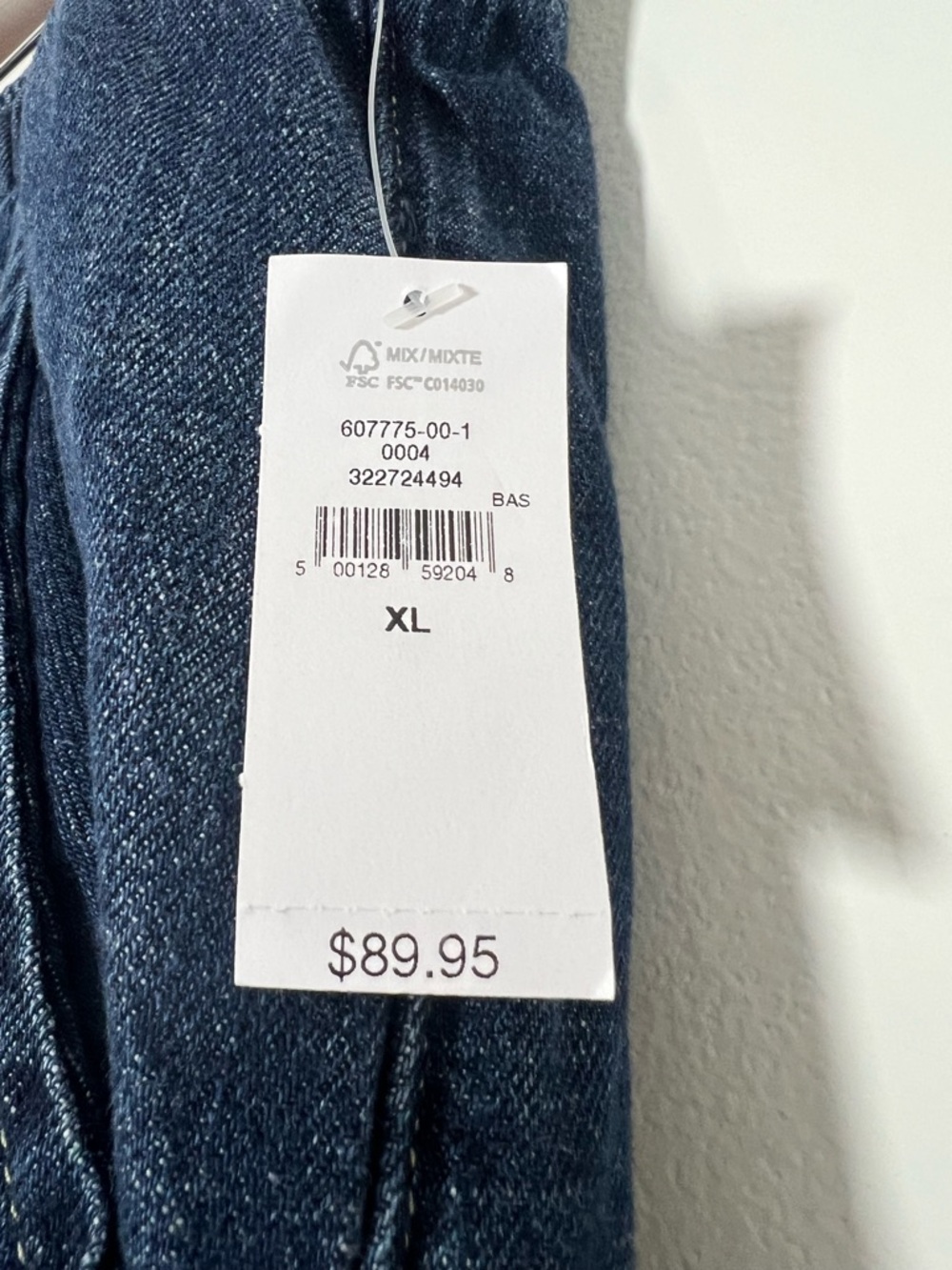 Gap Mid Rise Easy Horseshoe Jeans Dark Indigo NWT - Picture 5 of 7